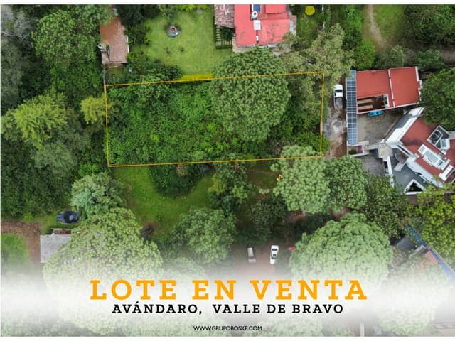 TERRENO EN VENTA EN AVÁNDARO | ÚLTIMO LOTE EN PRIVADA, 901.11 m2