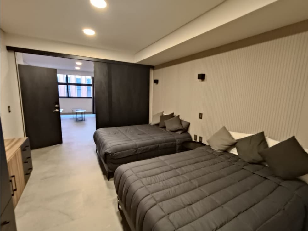 Renta de excelente Suite Amueblada c/2 camas en Av. Juarez — foto 4
