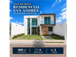 CASA EN VENTA RESIDENCIAL SAN ANDRES
