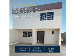 Venta de Casa en Tulancingo, 200 mts de terreno Fracc Residencial