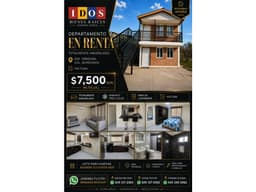 Departamento en Renta Prolongación Ave Obregon Col Burócrata