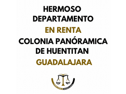 DEPARTAMENTO EN RENTA EN GUADALAJARA A 5 MIN DE LA ARENA GUADALAJARA