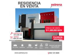 RESIDENCIA EN VENTA A UN COSTADO DE CAMPOS ELISEOS