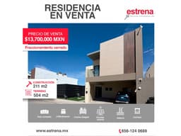 RESIDENCIA EN VENTA DENTRO DE FRACCIONAMIENTO CERRADO