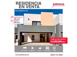 RESIDENCIA EN VENTA CERCA DE PLAZA GALERIAS TEC