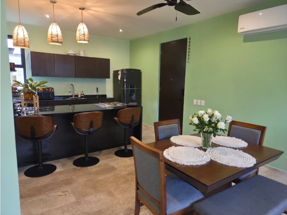 Departamento en Venta al Norte de Mérida, 2 recamaras. — foto 3