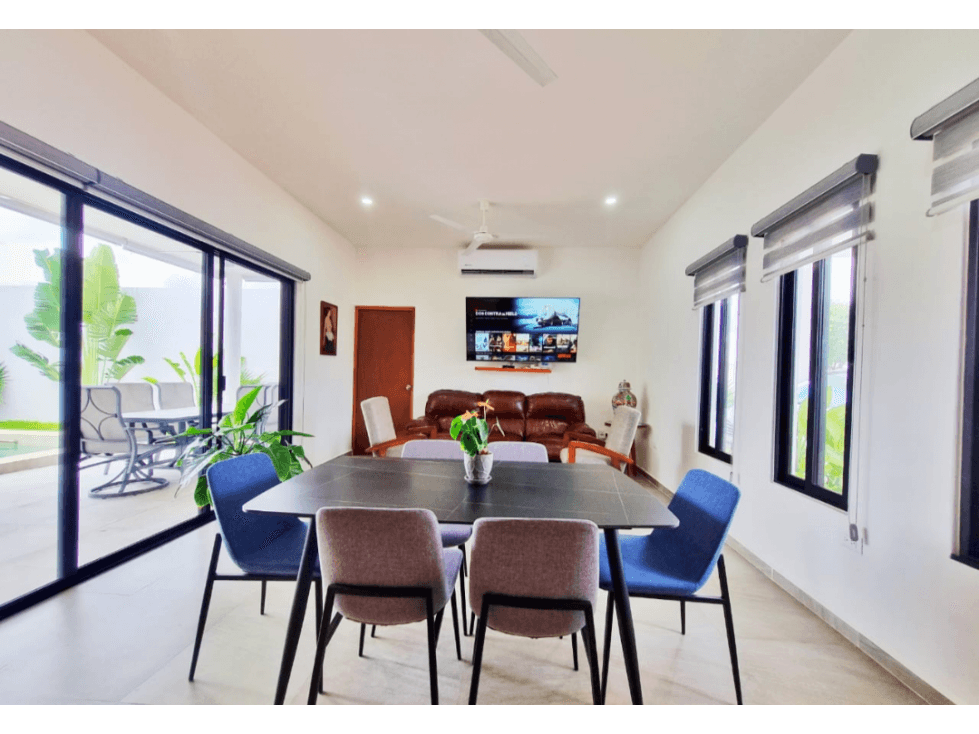 VENTA DE HERMOSA CASA DE UNA PLANTA EN PRIVADA EN CONKAL — foto 5