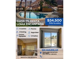 CASA EN RENTA LOMA ENCANTADA, SAN JOSE DEL CABO