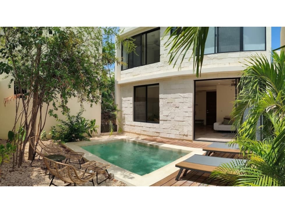 2-Bedroom Townhouse with Private Pool in Tulum — foto 1