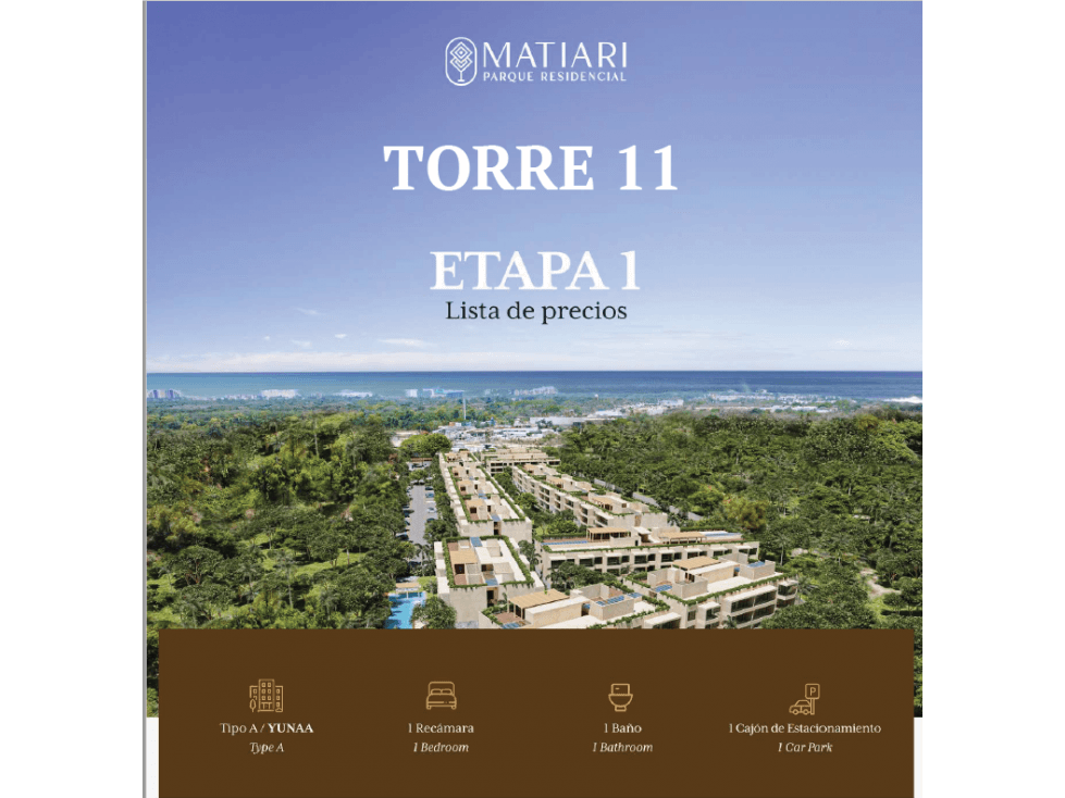 DEPTOS. MOD TATEVARI TORRE11 MATIARI PARQUE RESIDENCIAL PISO2 PONIENTE — foto 1