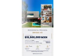 VENTA DE RESIDENCIA PRIVADA BRISAS 45 XPU-HÁ, QUINTANA ROO