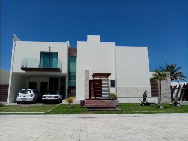 Casa en renta con vista al mar en residencial azul, Ciudad del Carmen
