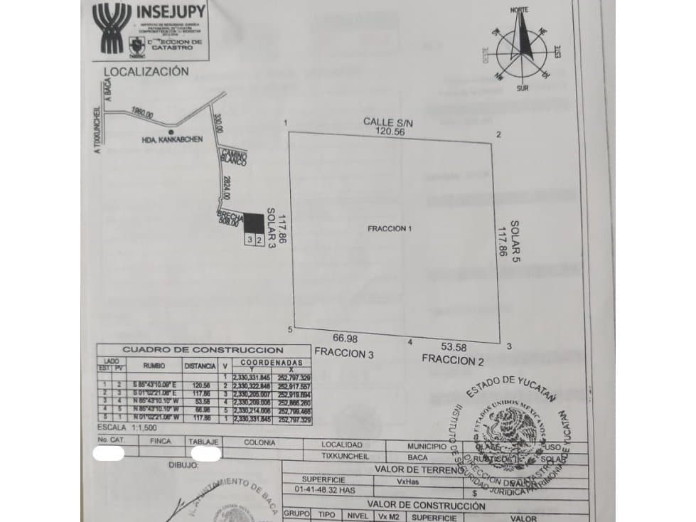 Terreno de 1.4 Hectareas en Venta Tixkuncheil-Yaxkukul — foto 1