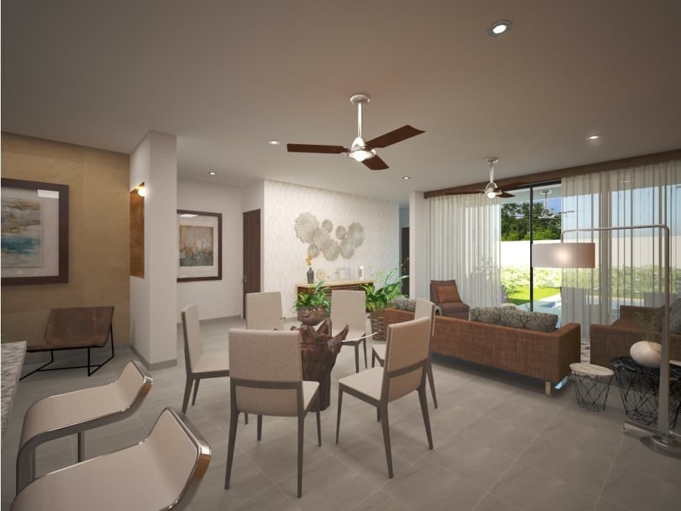 Conkal Privada Kanan Casa De Una Planta En Venta — foto 3