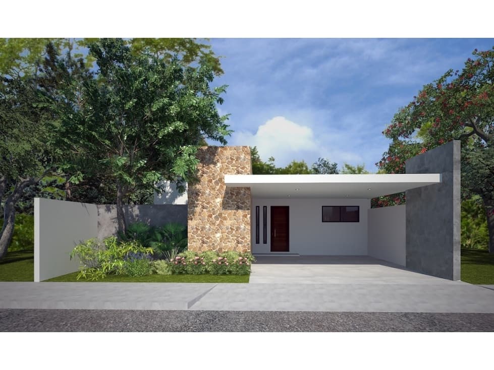 Conkal Privada Kanan Casa De Una Planta En Venta — foto 1