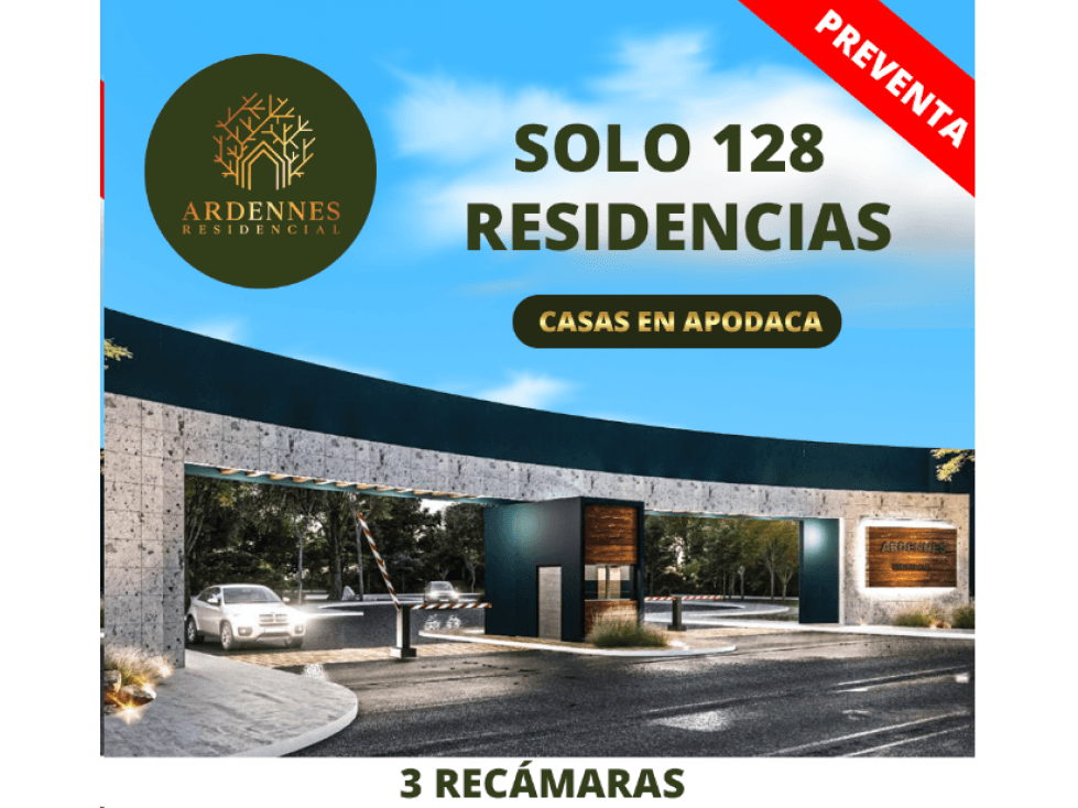 CASA EN VENTA ARDENNES RESIDENCIAL, APODACA PRE VENTA — foto 1