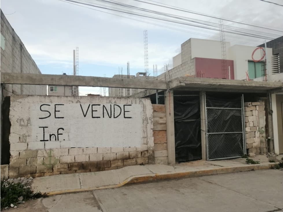 VENTA DE TERRENO Con construcción Santa Julia Pachuca — foto 1