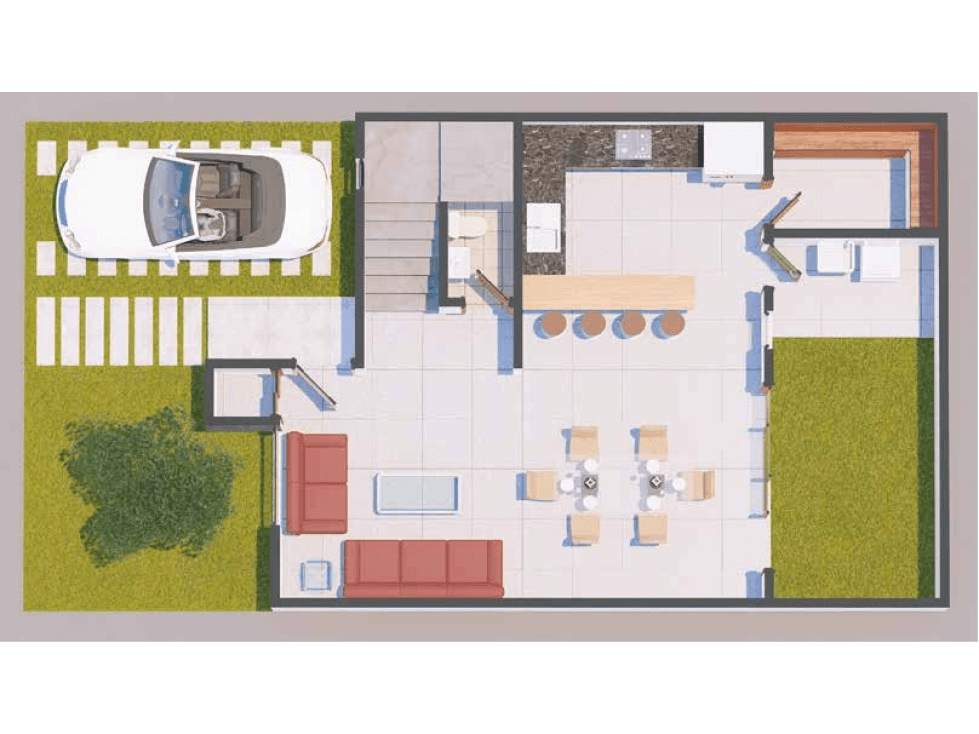 VENDO CASA EN RESIDENCIAL E-SUR MOD ES-VA7 — foto 2