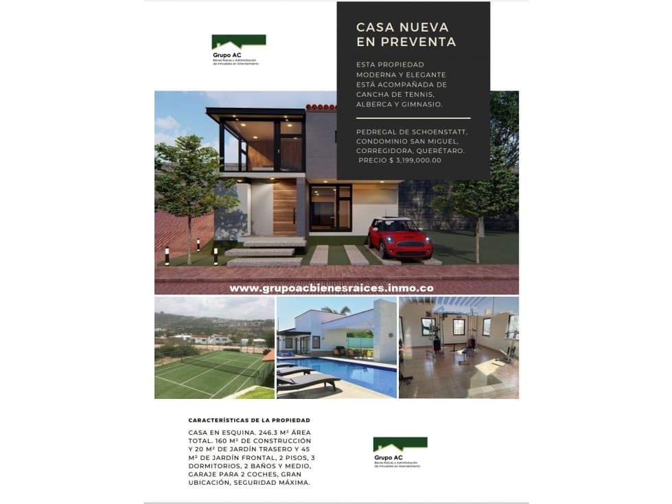 VENTA DE CASA EN PEDREGAL DE SCHOENSTATT V-1253 — foto 1