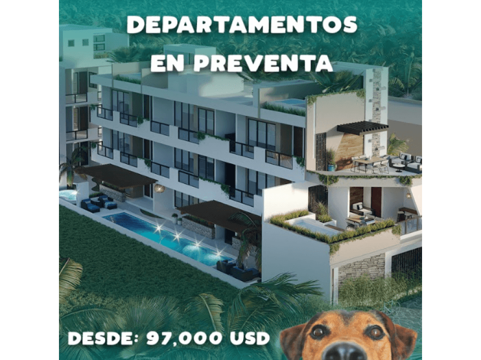 Departamentos en Venta en Tulum Pet Friendly — foto 2