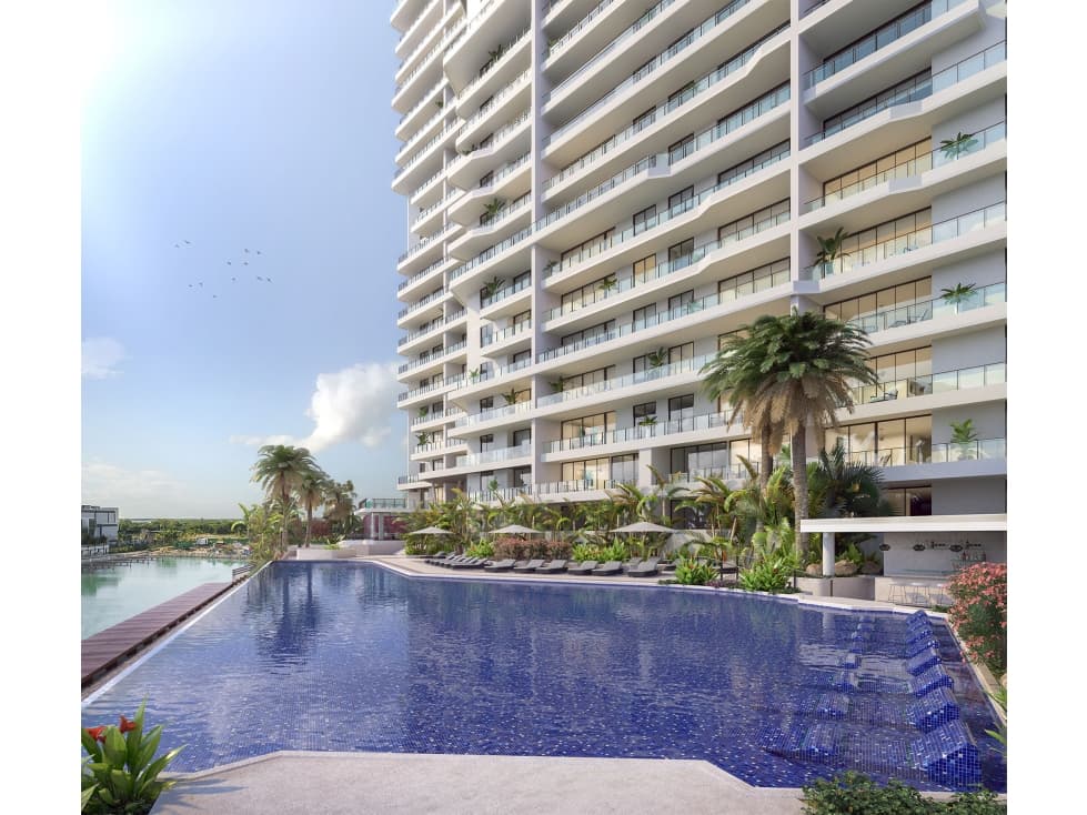 Venta Departamento Blume Boutique Condos Cancun — foto 1