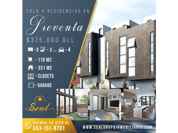 Preventa 4 casas 331 m2 const - Zona Dorada