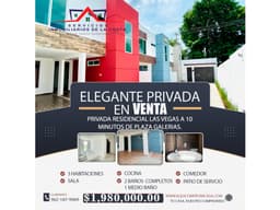 CASA EN VENTA LAS VEGASTAPACHULA