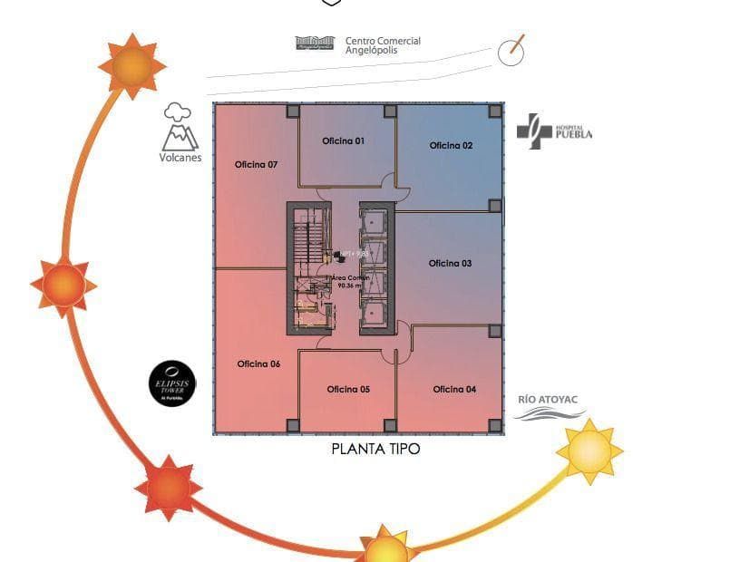 Oficinas En Venta Frente A Angelopolis En Torre Platea — foto 4