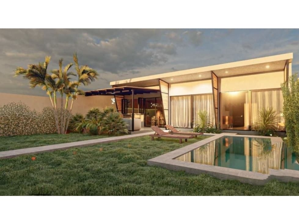 PREVENTA, CASAS ECOLÓGICAS CON JARDIN Y ALBERCA PROPIA — foto 1