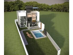 CASA DOBLE ALTURA, ROOF GARDEN, VISTA, GARAGE TECHADO, 4 REC.