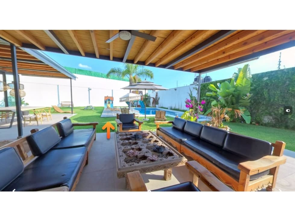 ESPECTACULAR CASA CON ALBERCA Y JARDIN PRIV. AL SUR DE CUERNAVACA — foto 6