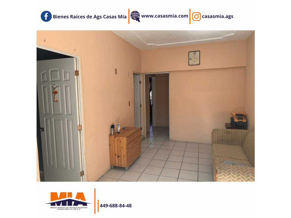 CASA EN VENTA AL SUR DE AGUASCALIENTES (MORELOS)(MA) — foto 5