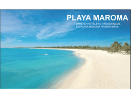 VENTA DE EXCELENTE LOTE EN PLAYA MAROMA