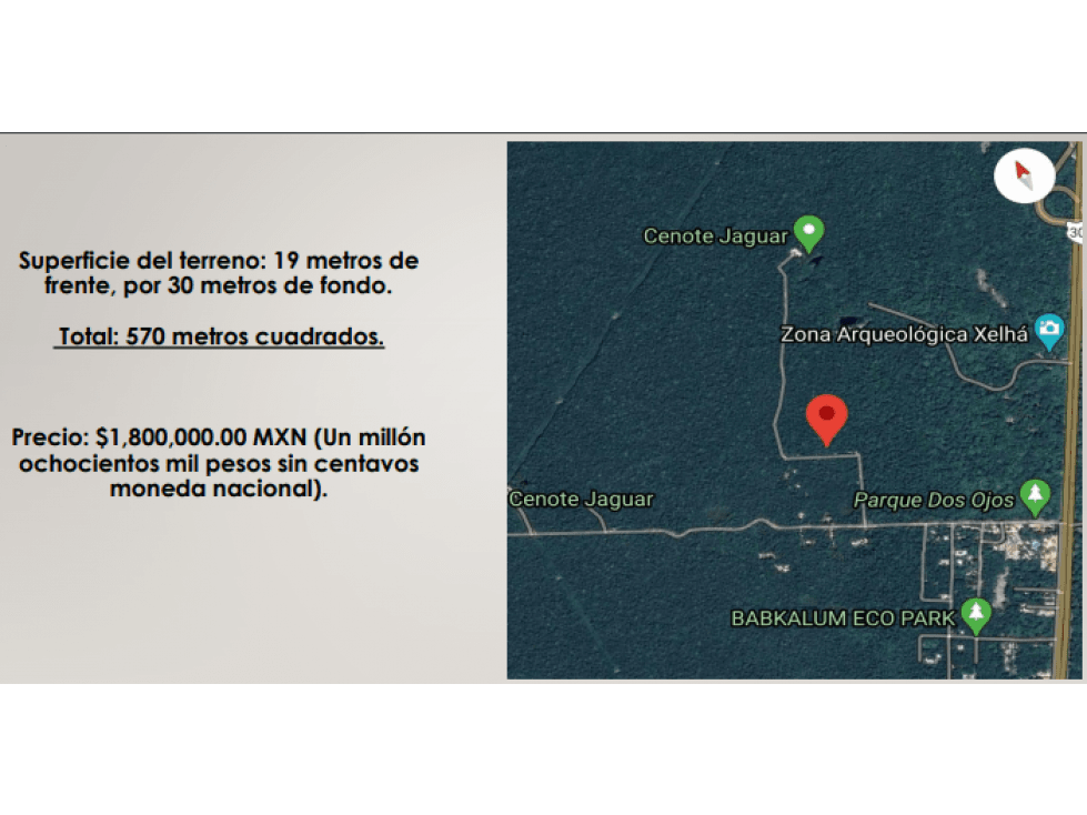VENTA DE HERMOSO TERRENO EN DOS OJOS, TULUM — foto 4
