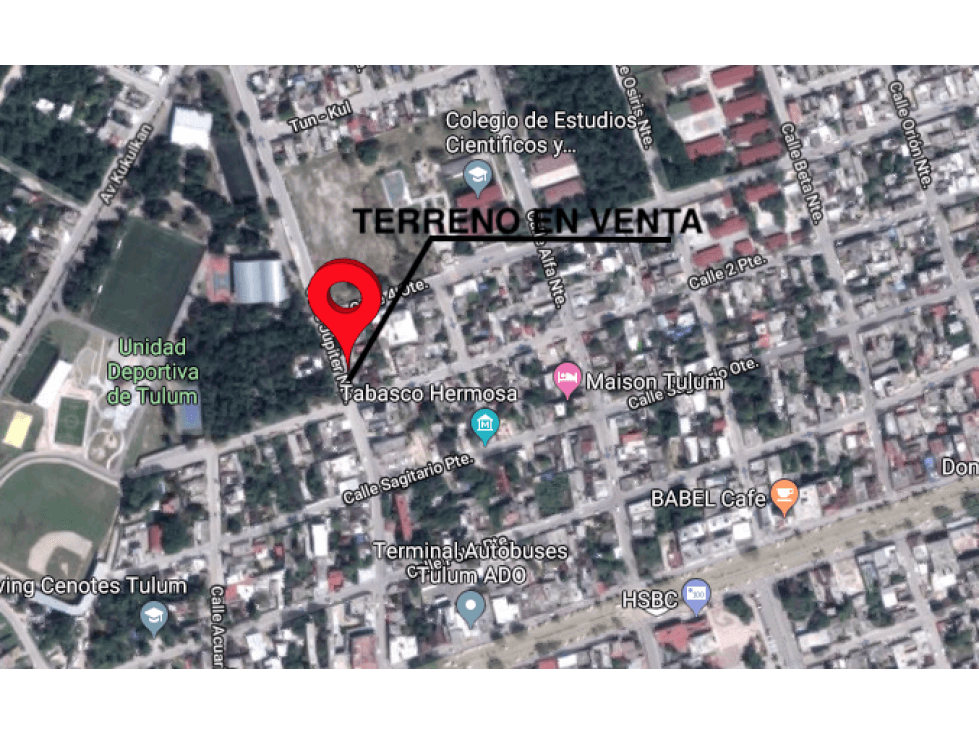 Centro de Tulum, Terreno en Venta — foto 1