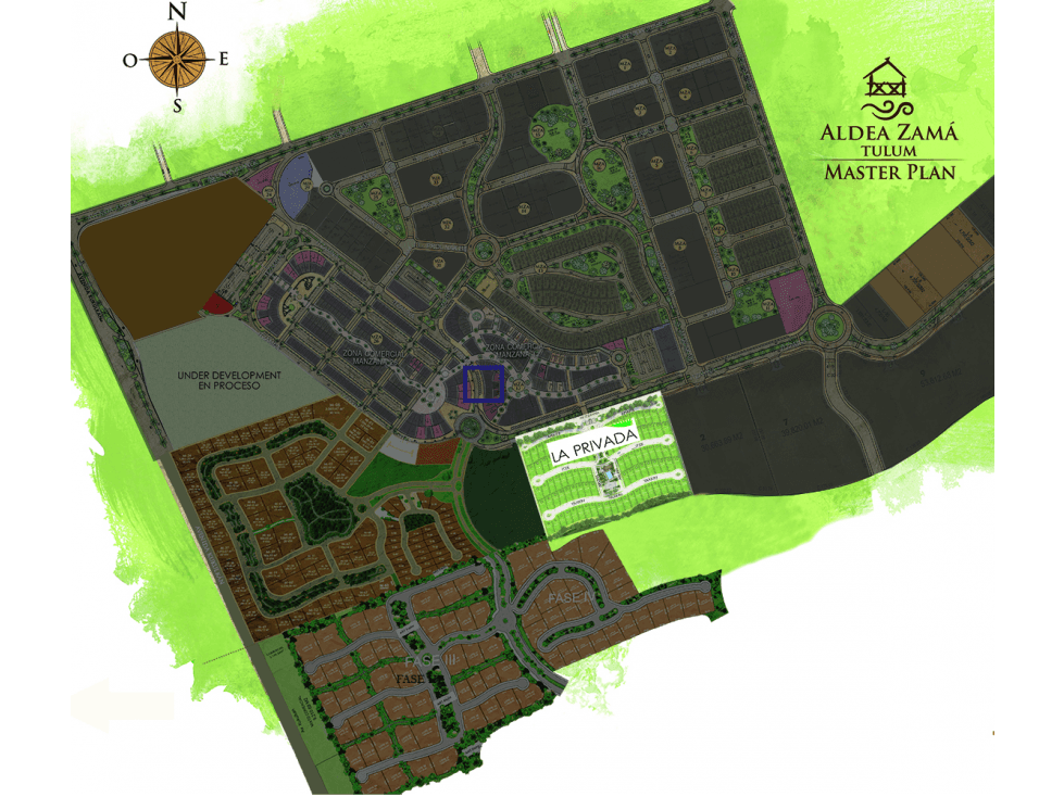 TERRENOS EN VENTA EN ALDEA ZAMA, TULUM — foto 1