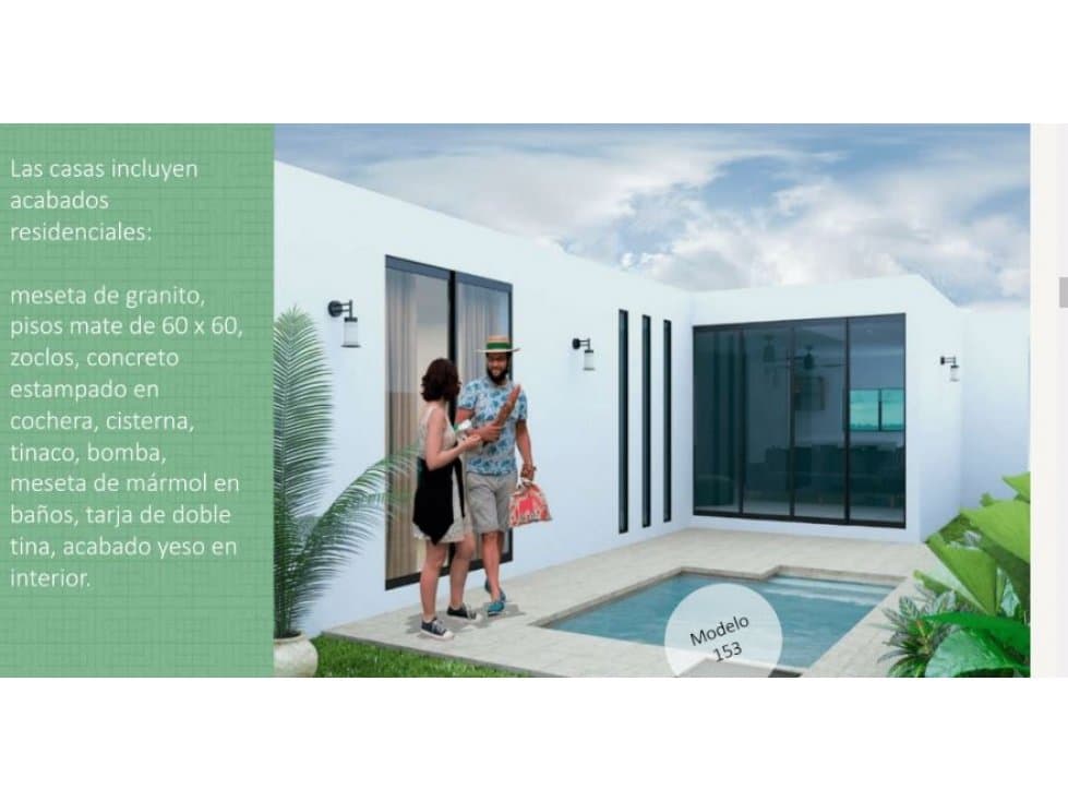 Residenciales en Privada Inara en Cholul 1Piso — foto 4