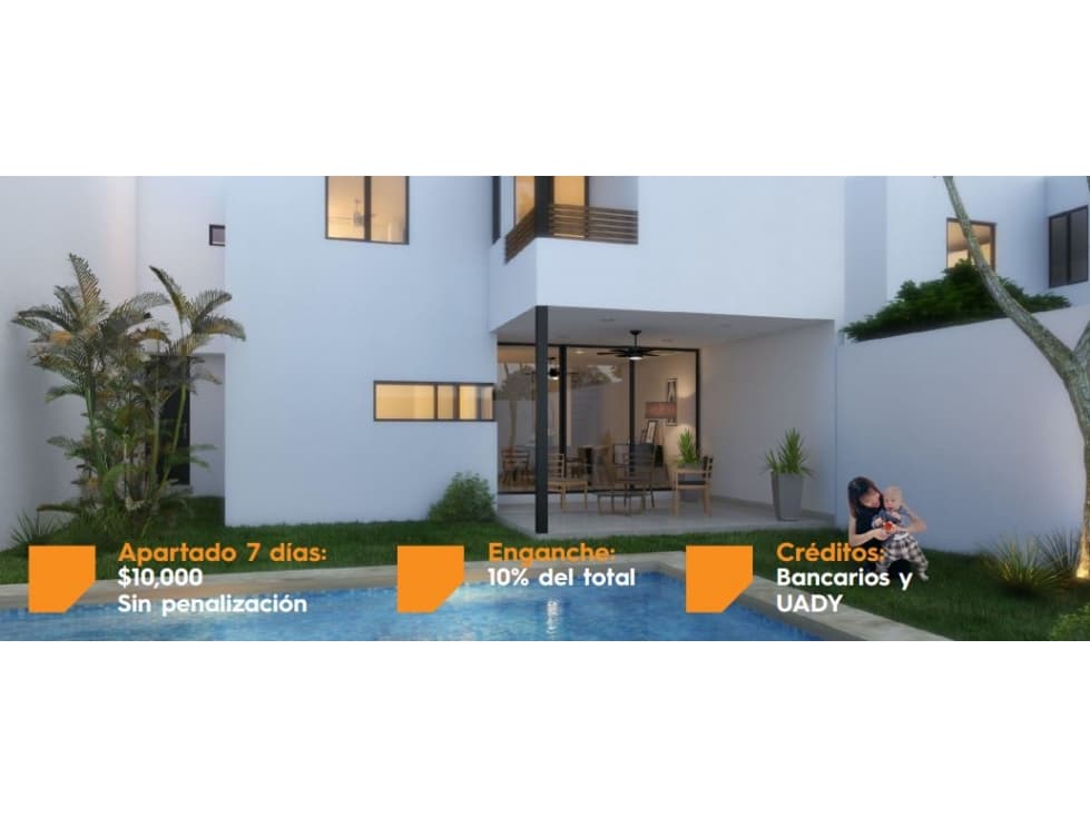 CASAS AMPLIAS MURE EN DZITYA, PISCINA DE REGALO! — foto 6