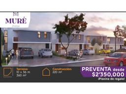 CASAS AMPLIAS MURE EN DZITYA, PISCINA DE REGALO!