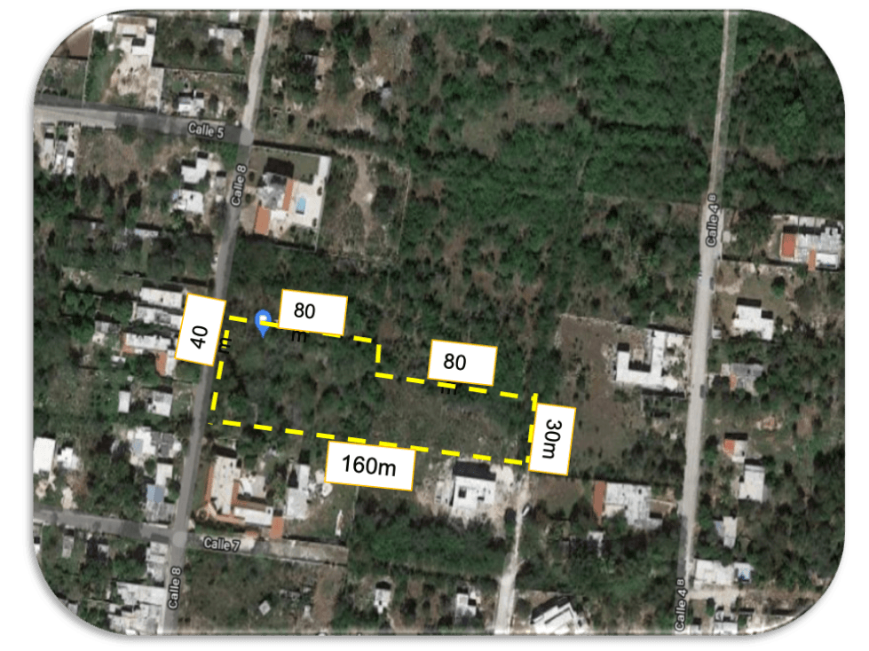 Venta Terreno en Mérida, Sitpach $800 m2 — foto 1