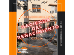 SE VENDE CASA RECIEN REMODELADA EN HACIENDA DEL RENACIMIENTO EN GARCIA