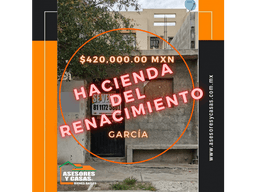 SE VENDE CASA CON AMPLIACION EN HACIENDA DEL RENACIMIENTO EN GARCIA