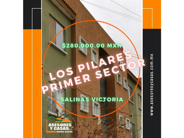 SE VENDE DEPA EN LOS PILARES EN SALINAS VICTORIA