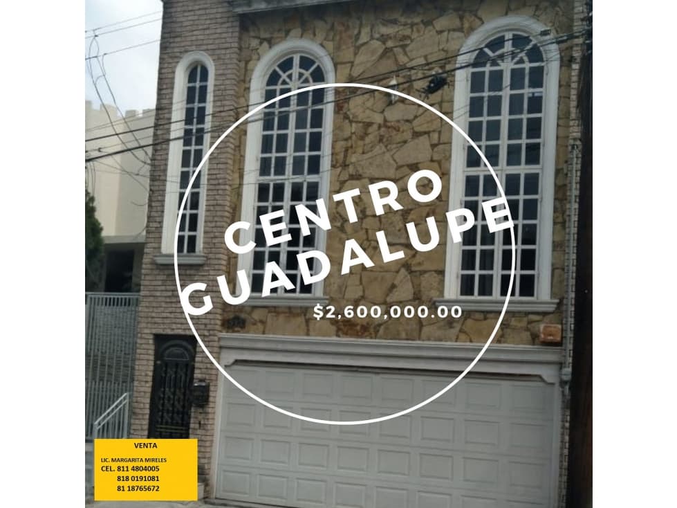 Casa 2 pisos Guadalupe centro — foto 1