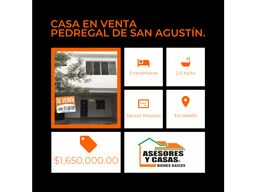 SE VENDE CASA EN PEDREGAL DE SAN AGUSTIN EN ESCOBEDO