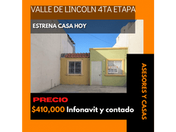 CASA EN VENTA EN VALLE DE LINCOLN GARCIA