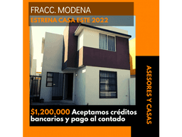CASA EN VENTA EN FRACC MODENA RESIDENCIAL APODACA