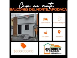 BALCONES DEL NORTE $800,000 PESOS APODACA