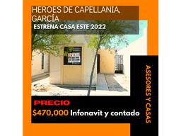 CASA EN VENTA EN HEROES DE CAPELLANIA GARCIA