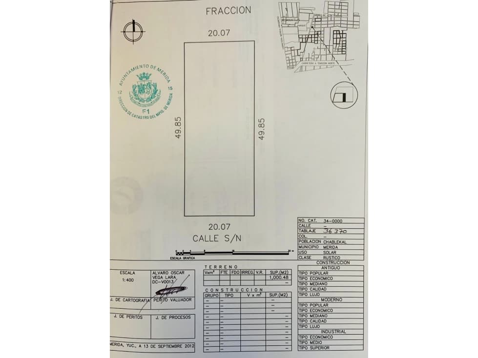TERRENO EN VENTA TEMOZON NORTE — foto 2